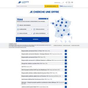 accueil la poste recrute