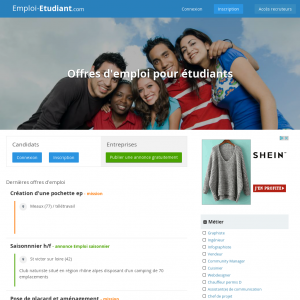 Emploi etudiant